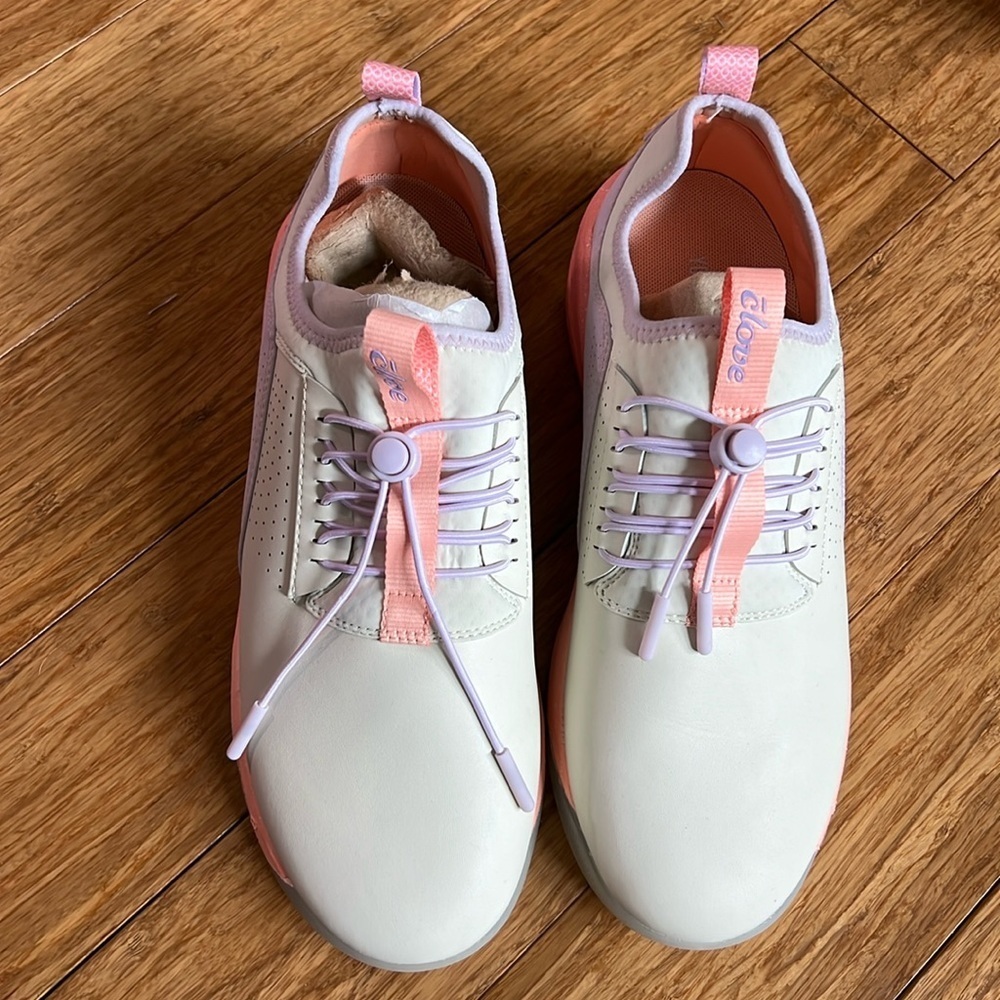 NEW CLOVE Sneakers bone/Pink/Lilac sz 10 Women/8.5 Mens